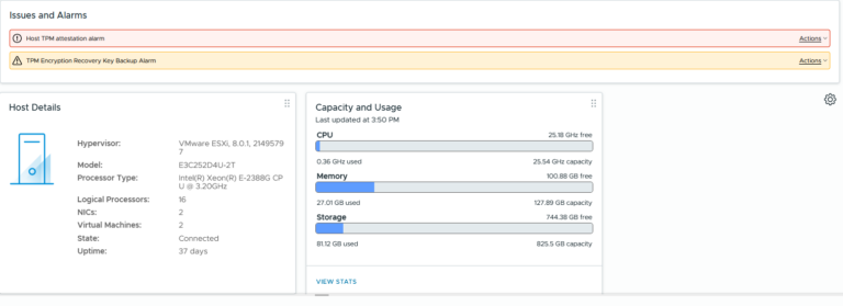 Host TPM attestation alarm hatası nedir ? nasıl çözülür ?