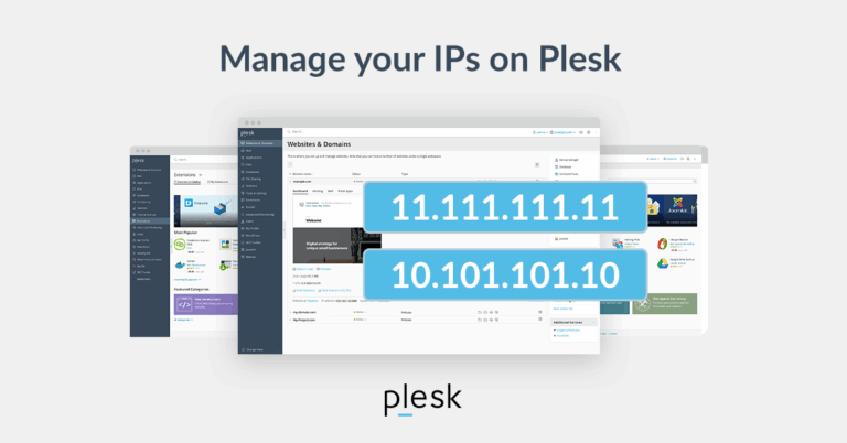 Linux plesk panel tek tıkla ana ip adresi değiştirme